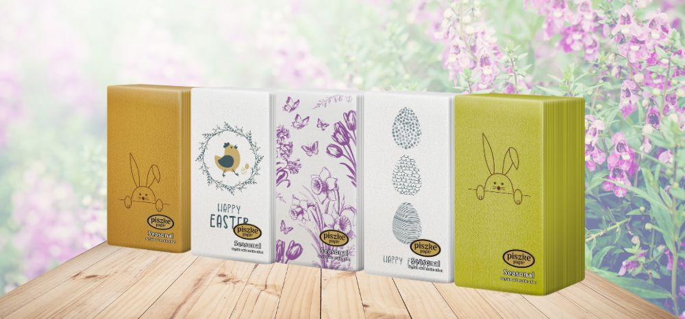 Seasonal környezetbarát húsvéti szalvéta