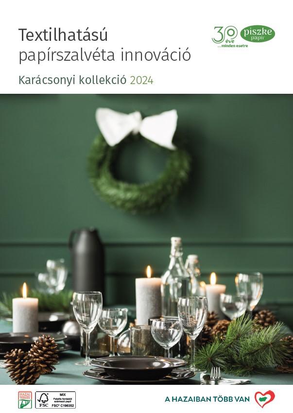 Magyar Piszke Papír karácsonyi seasonal szalvétakollekció
