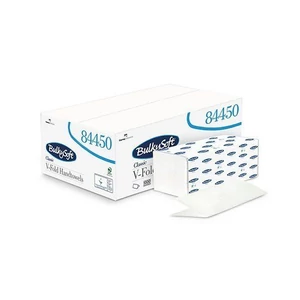 BulkySoft classic V hajtogatott kéztörlő 2 rétegű 21x20,5 cm 200 lap cell