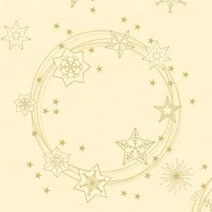 Dunisoft szalvéta Star Shine Cream 40x40cm 12x12db/gyűjtő