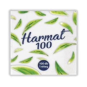 Harmat szalvéta fehér 1 rétegű 30x30cm 44x100db/gyűjtő