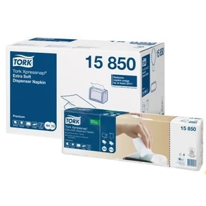 Tork Premium Xpressnap extra soft adagolós szalvéta 2 rétegű 16,5x10,7cm fehér N4 8cs/gyűjtő