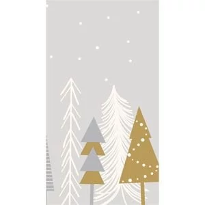 Duni szalvéta Winter Trees 3rtg 33x40cm 12x15db/gyűjtő