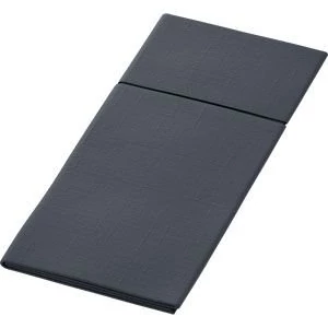 Bio-Duniletto slim evőeszköztartó szalvéta fekete 40x33cm 4x65db/gyűjtő