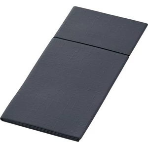 Duniletto slim evőeszköztartó szalvéta fekete 40x33cm 4x65db/gyűjtő