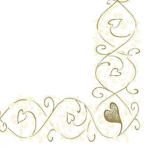 Dunisoft szalvéta Tesoro 40x40cm 6x60db/gyűjtő