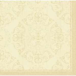 Dunilin szalvéta Opulent cream 40x40cm 12x45db/gyűjtő