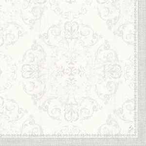 Dunilin szalvéta Opulent White 40x40cm 12x45db/gyűjtő