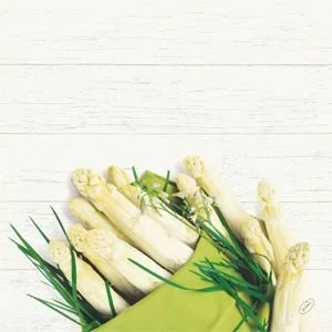 Bio-Dunisoft szalvéta White Asparagus 40x40cm 6x60db/gyűjtő