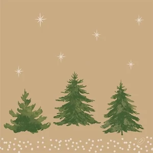 Bio-Dunisoft szalvéta Humble Trees 40x40cm 6x60db/gyűjtő