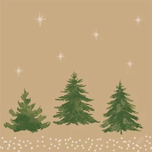 Bio-Dunisoft szalvéta Humble Trees 40x40cm 6x60db/gyűjtő