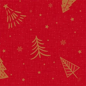 Bio-Dunisoft szalvéta Shimmer Trees 40x40cm 6x60db/gyűjtő