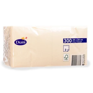Duni szalvéta krém 2rtg  24x24cm 8x300db/gyűjtő Duni szalvéta krém 2rtg  24x24cm 8x300db/gyűjtő
