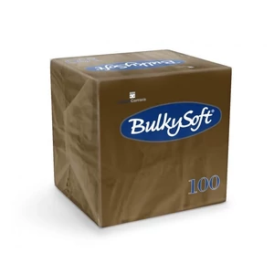 BulkySoft rainbow szalvéta barna 2 rétegű 24x24cm 20x100db/gyűjtő