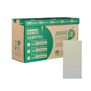 Trend szalvéta pezsgő 2rtg 33x33 cm 1/8 750db/gyűjtő