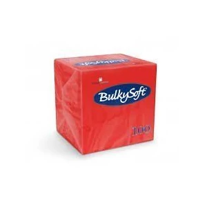 BulkySoft rainbow szalvéta piros 2 rétegű 33x33cm 20x100db/gyűjtő