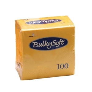 BulkySoft rainbow szalvéta sárga 2 rétegű 33x33cm 20x100db/gyűjtő