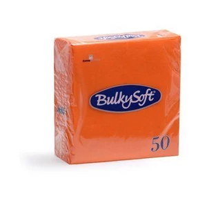 BulkySoft rainbow szalvéta narancs 2 rétegű 33x33cm 24x50db/gyűjtő