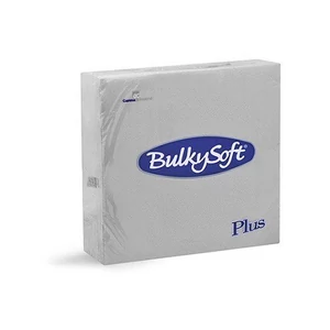 BulkySoft rainbow plus szalvéta szürke 2 rétegű 38x38cm 36x40db/gyűjtő