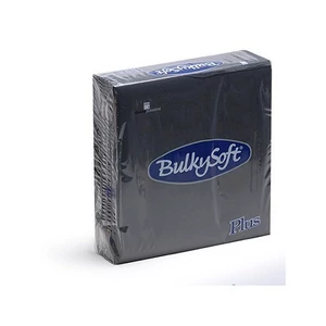 BulkySoft rainbow plus szalvéta fekete 2 rétegű 38x38cm 36x40db/gyűjtő