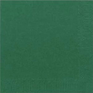 Duni szalvéta Dark green 3 rétegű 24x24cm 8x250db/gyűjtő