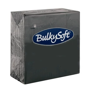 BulkySoft rainbow szalvéta fekete 3  rétegű 33x33cm 20x80db/gyűjtő