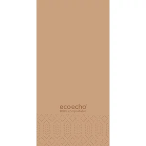Duni szalvéta EcoEcho 3 rétegű 40x40cm 1/8 5x250db/gyűjtő
