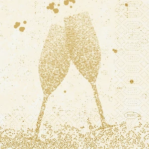 Duni szalvéta Celebrate cream 3rtg 24x24cm 20x50db/gyűjtő