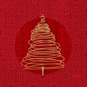 Duni szalvéta Elegant Trees 3 rétegű 33x33cm 4x250db/gyűjtő