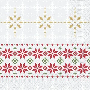 Duni szalvéta Tradition 3rtg 33x33cm 4x250db/gyűjtő