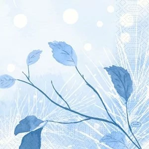 Duni szalvéta Frosted Winter 3rtg 33x33cm 10x50db/gyűjtő