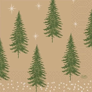 Duni szalvéta Humble Trees 3rtg 33x33cm 4x250db/gyűjtő