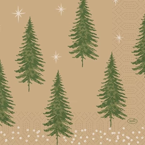Duni szalvéta Humble Trees 3rtg 33x33cm 10x50db/gyűjtő