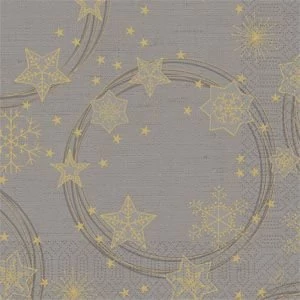 Duni szalvéta Star Shine Granite Grey 3rtg 40x40cm 4x250db/gyűjtő Duni szalvéta Star Shine Granite Grey 3rtg 40x40cm 4x250db/gyűjtő