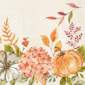 Duni szalvéta Spicy Pumpkin 3rtg 40x40cm 4x250db/gyűjtő