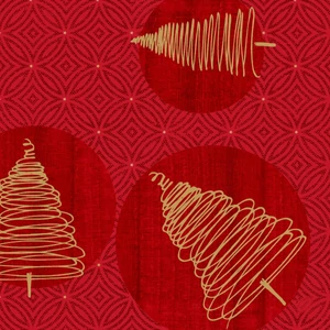 Duni classic szalvéta Elegant Trees 4rtg 40x40cm 6x50db/gyűjtő