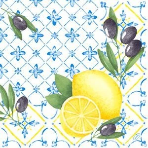 Duni classic szalvéta Mediterrian 4rtg 40x40cm 6x50db/gyűjtő