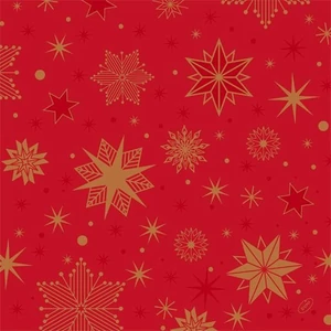 Duni classic szalvéta Stargazing Red 4rtg 40x40cm 6x50db/gyűjtő