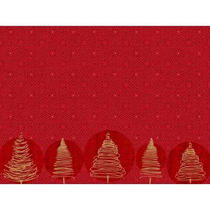 Duni papír alátét Elegant Trees 30x40cm 4x250db/gyűjtő