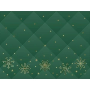 Duni papír alátét Rhombus Green 30x40cm 4x250db/gyűjtő