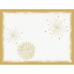 Bio-Dunicel alátét Sparkly White 30x40cm 5x100db/gyűjtő