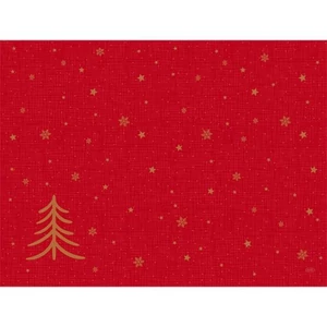 Duni papír alátét Shimmer Trees 30x40cm 4x250db/gyűjtő