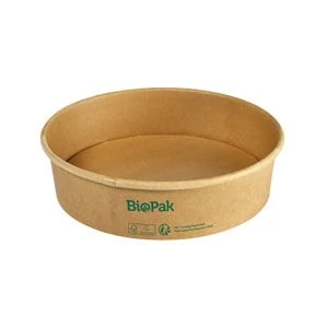 Duni Biopak papírtálka Ronda barna 900ml 6x50db/gyűjtő