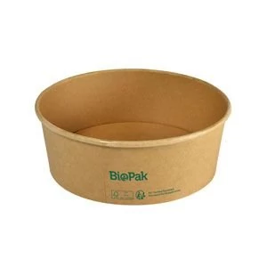 Duni Biopak papírtálka Ronda barna 1300ml 12x25db/gyűjtő