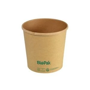 Duni Biopak papírtálka Ronda barna 750ml 15x35db/gyűjtő