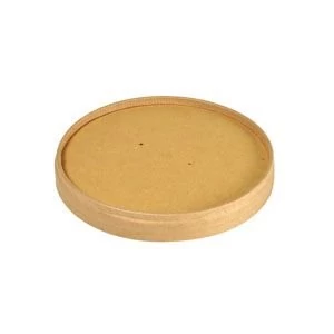 Duni Biopak papírtálka tető Ronda barna 350-950ml tálkához 21x25db/gyűjt