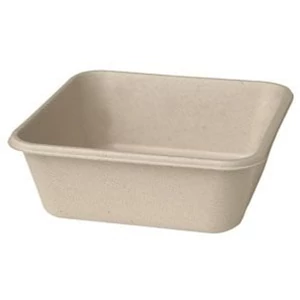 Duni Biopak Bagasse tálka Classic Square barna 900ml 9x40db/gyűjtő
