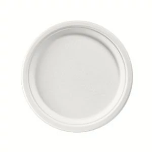 Duni BioPak Bagasse tányér fehér 26cm 8x50db/gyűjtő