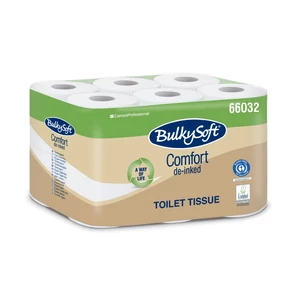 BulkySoft comfort kistekercses toalettpapír 2 rétegű 210lap 22m fehérített 8x12tek/gyűjtő BulkySoft comfort kistekercses toalettpapír 2 rétegű 210lap 22m fehérített 8x12tek/gyűjtő