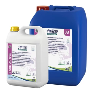 Sutter Stain Active folyékony folteltávolító fehér és színes ruhákhoz gépi mosáshoz 20kg